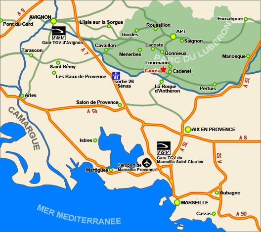 Carte de situation Carte de situation